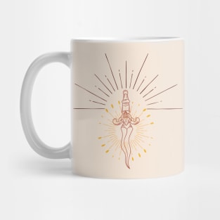 Aesthetic Minimalistic Dagger Mug